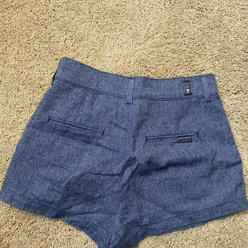 7 FOR ALL MANKIND CHAMBRAY SHORTS